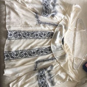 Loose fitting blouse tank top